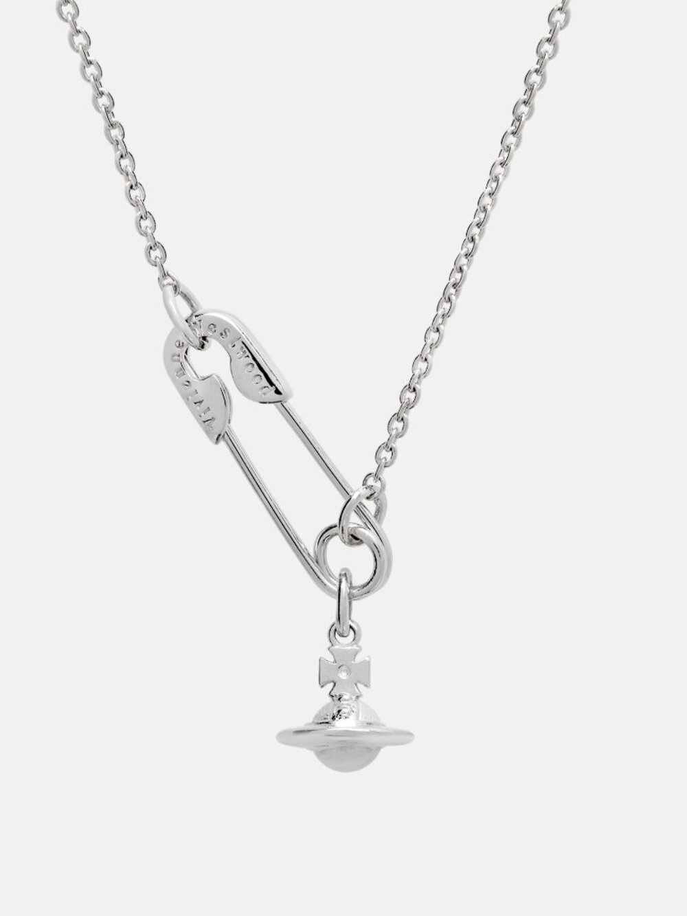 Vivienne Westwood Safety Pin Pendant Necklace